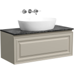 Тумба 100 см VERY Beige Soft ПОДВЕСНАЯ Sancos со столешницей и умывальником CN5018