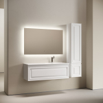 Тумба 120 см VERY Bianco Левая ПОДВЕСНАЯ Sancos с умывальником CN7006L — изображение 2