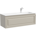 Тумба 120 см VERY Beige Soft Правая ПОДВЕСНАЯ Sancos с умывальником CN7006R