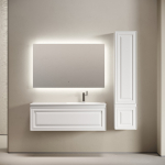 Тумба 120 см VERY Bianco Правая ПОДВЕСНАЯ Sancos с умывальником CN7006R — изображение 2