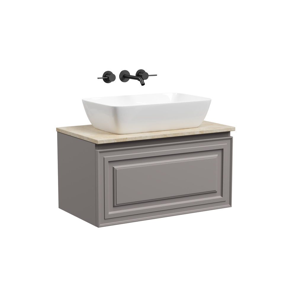 vr80sm_tt80a2_cn2003 Тумба 80 см VERY Doha Soft ПОДВЕСНАЯ Sancos со столешницей и умывальником CN2003 — изображение 1