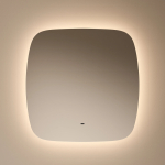 LED Зеркало 65x65см для ванной комнаты Sancos ЭРА с подсветкой / ER650