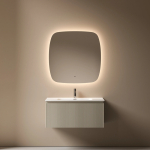 LED Зеркало 85x85см для ванной комнаты Sancos ЭРА с подсветкой / ER850 — изображение 3