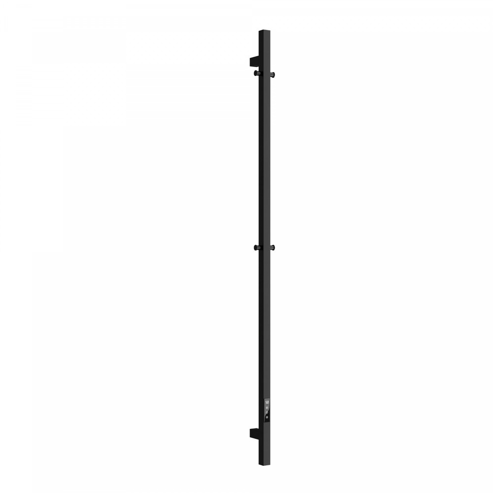 Полотенцесушитель электрический Sancos ЛИНН (Linn) 150x3 I-образный черный матовый / SC13002MB