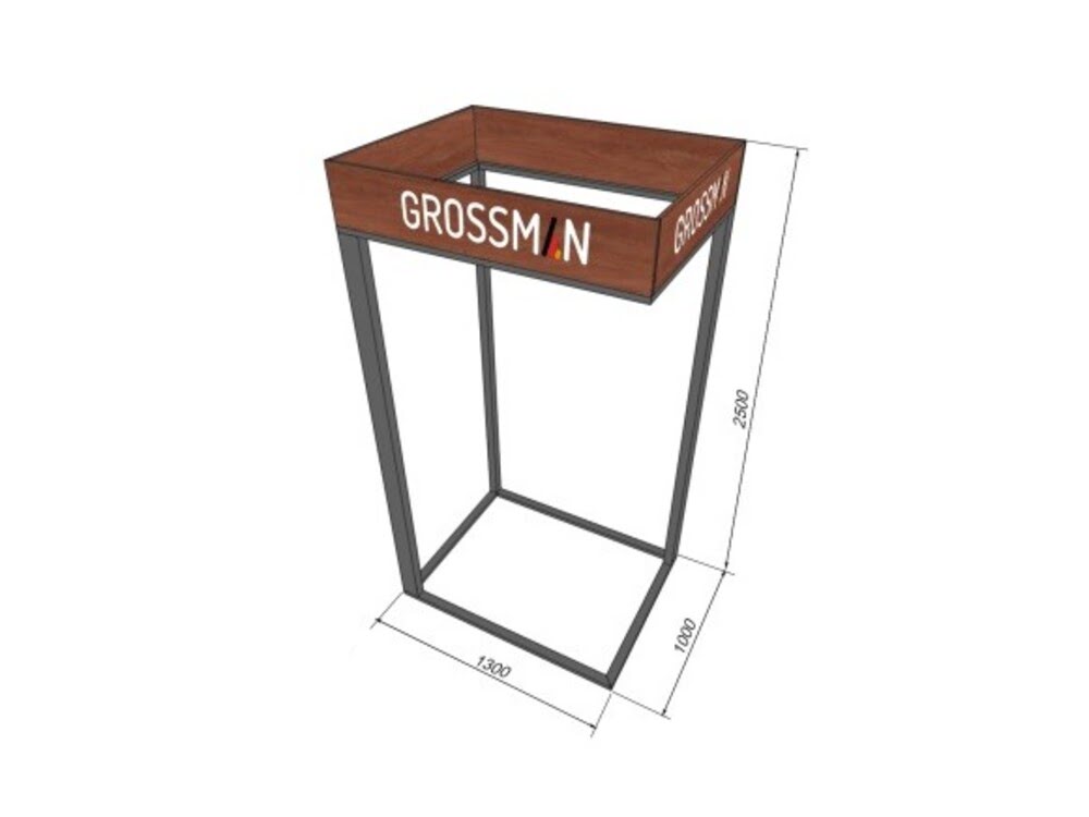 Рисунок14 Стенд Grossman GR2/2 для душевого ограждения размером 120x90см и 2-х душевых дверей размером 120см и 90см — изображение 1