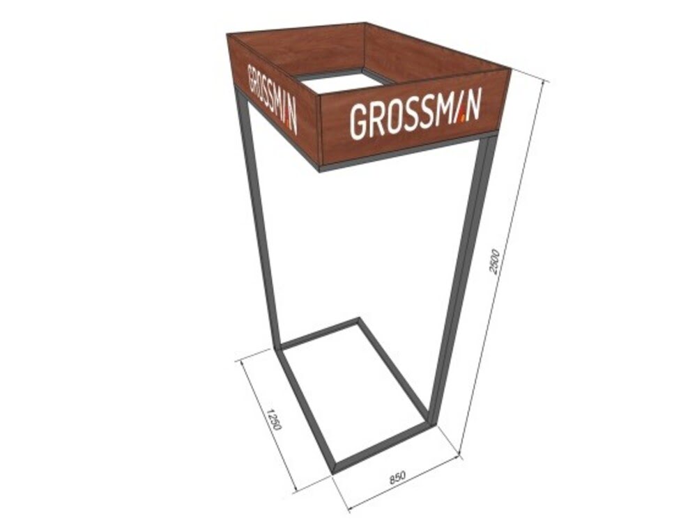 Рисунок17 Стенд Grossman GR1/2 для 2-х ограждений размером 120x80см — изображение 1