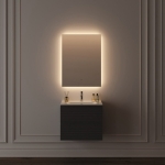LED Зеркало 70x80см для ванной комнаты Sancos ПОЛЕ 2.0 (Square 2.0) светодиодная подсветка 2700K/4000K/5000K / SQ2.700 — изображение 7
