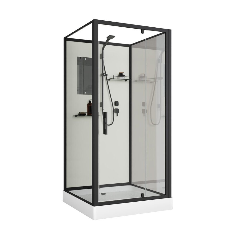 product_img_55574 (1) Душевая кабина 100x100x200см NIAGARA Standart ST100/15Q/BL/BK — изображение 1